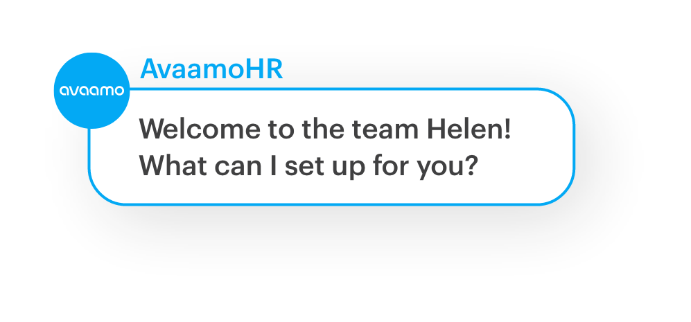 avaamo hr onboarding