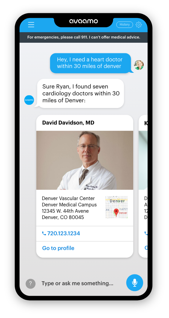 find a doctor