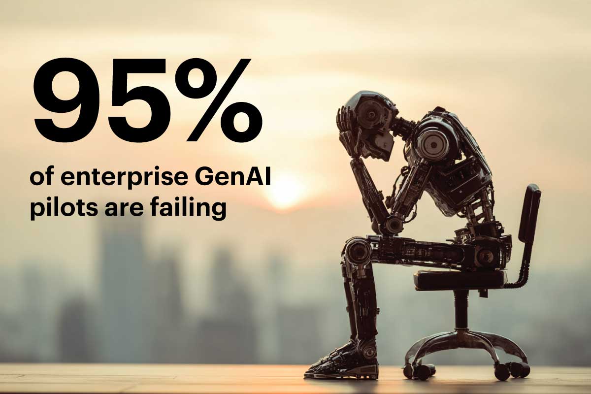 95percent of enterprise GenAI pilots are failing